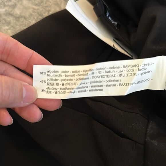 ZARA | Black | SHORTS WITH DARTS - Picture 12 of 12